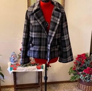 Steve Madden plaid jacket